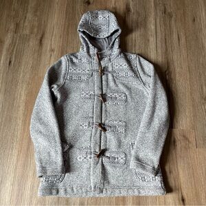Patagonia Jacket Womens Small Gray Better Sweater Icelandic Coat Toggle Nordic